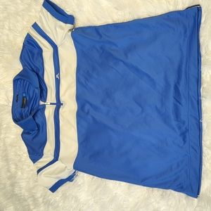 J. Lindberg Size XL Men's Slim Fit 1/4 Zip Polo